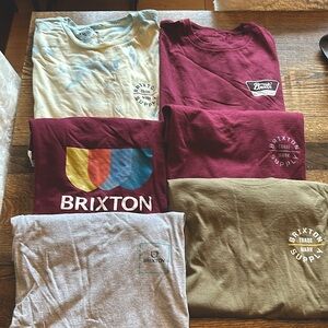 Collection of 6 men’s XL Britton Tshirts